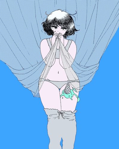 昨日と今日でにたような絵を描いてしまった
