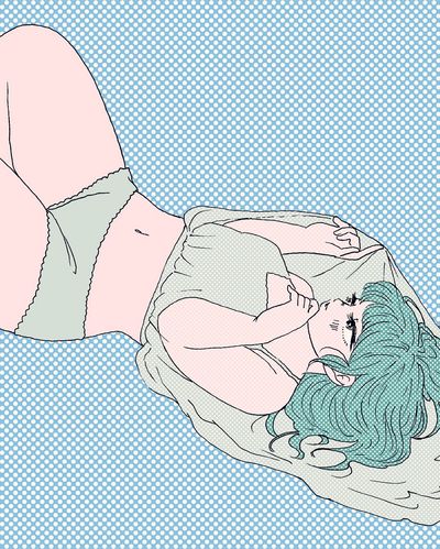 昨日と今日でにたような絵を描いてしまった