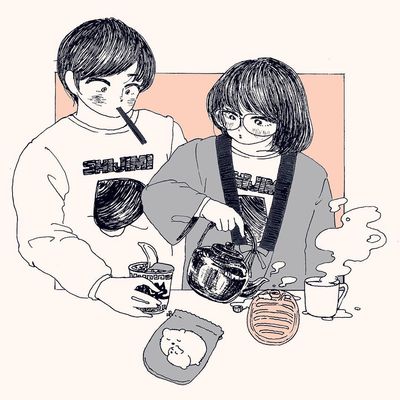 どっかの旅行でうっかり買ったお揃いを部屋着にするような生活〜な〜(現実逃避)