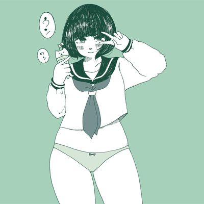 @pxl_ykc23 さまが私の絵をイメージしてめちゃめちゃに可愛いのん作ってくださいました！💕ので、じまんです！2枚目は、私の落書きです！ドット絵描けるようになりたいよぅ！
