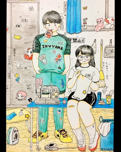 🐾お知らせです！本日6/25〜7/5まで、東京は渋谷「boji hair +gallery」(@boji_hands_ )様のサッカーワールドカップ企画展「cosplay japan!!」に1枚参加させていただきます🐾展示絵を描くのは慣れてなくて拙いのですが😭他の方々の素晴らしい作品のついでにご覧いただければ幸いです！名刺型ステッカーも作りましたので〜是非🙇‍♀️壁に貼ってね！