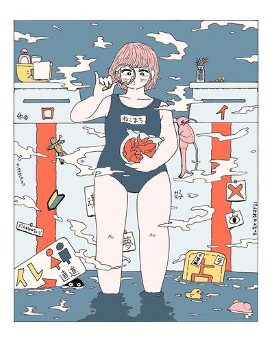 オヤスミ金魚