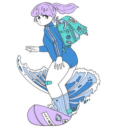 @kudzusym  様のサークルTシャツイラスト描きました！