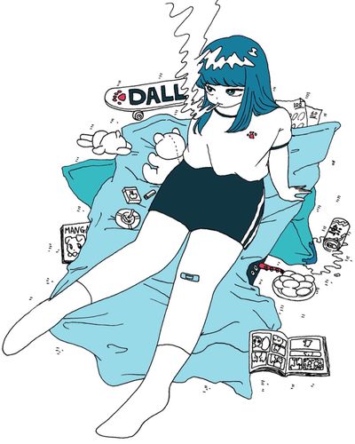 @dallclothing さんとのコラボTシャツ出ます！かわいいでしょ！20枚限定らしいですのでぜひぜひチェックしてください！