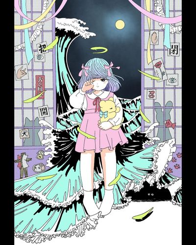名古屋のセントラル画材（　@central_gazai ）様にて個展『某日某夜』開催します🐾